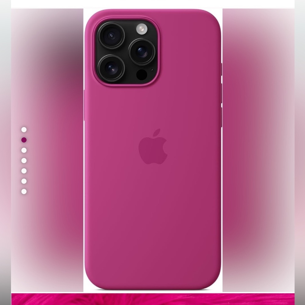 Apple iPhone Case - Bold Pink 16 PRO MAX USED